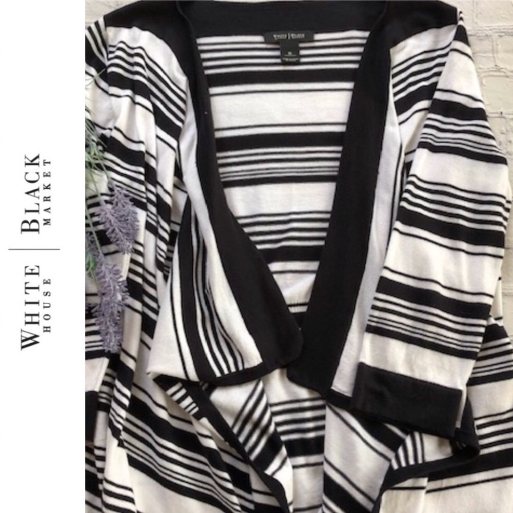 EUC White House Black Market Stripe Sweater, SzM cute summer sweater